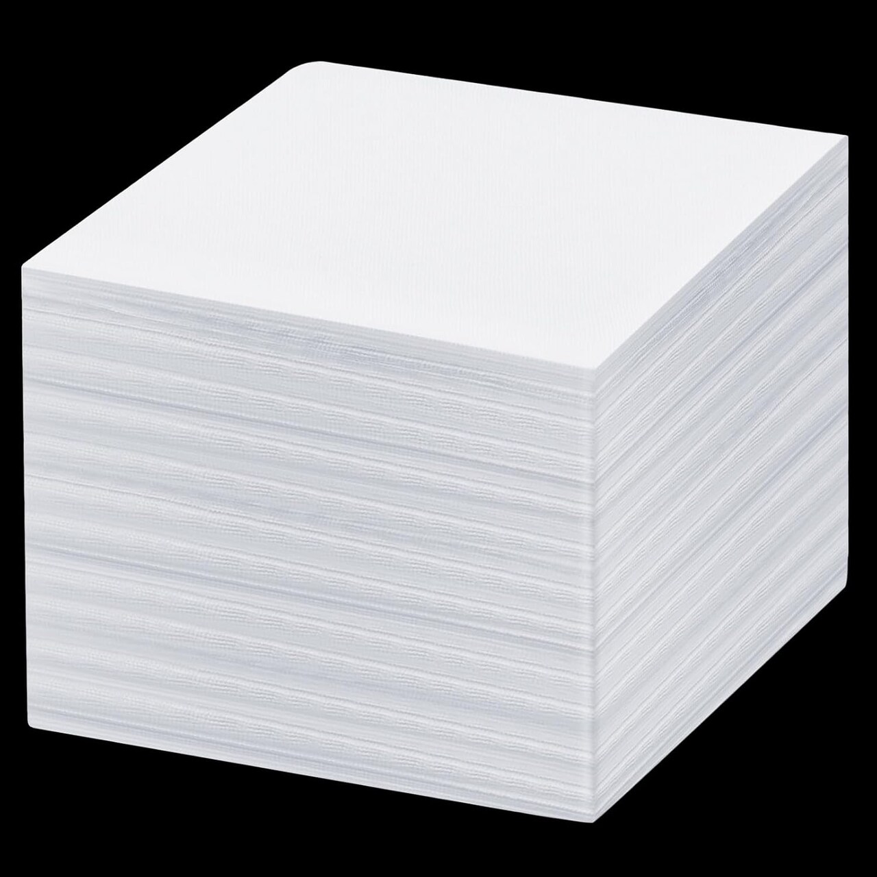 150 Pcs Precut Charm Packs Cotton Fabric Squares 2.5 x 2.5 Inch(White)